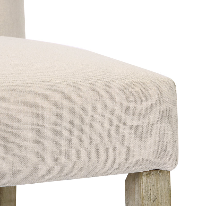 Tabouret de bar et de comptoir Wren, Beige, Tabouret de bar (siège d'une hauteur de 29 po), Gris antique
