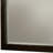 Glimmer Edge Tobacco 40 N. W X 38 In. H Modern Rectangle Wood Framed Mirror
