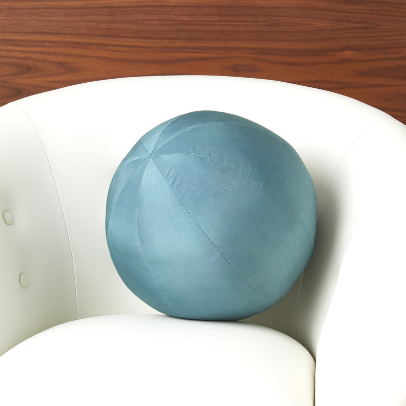 Coussin Ronde - Poussière , Bleu