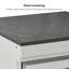 Îlot de cuisine extérieur modulaire en acier inoxydable à 8 brûleurs avec réfrigérateur et évier Akoah