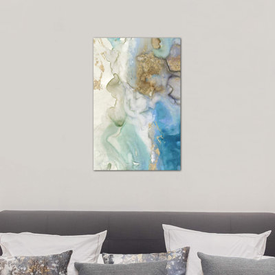 Emerald Pool I by Tom Reeves - Wrapped Canvas Print