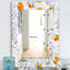 Miroir mural traditionnel à coeurs en cascade-40101510