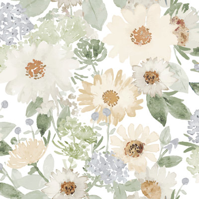 Peel & Stick Floral Roll