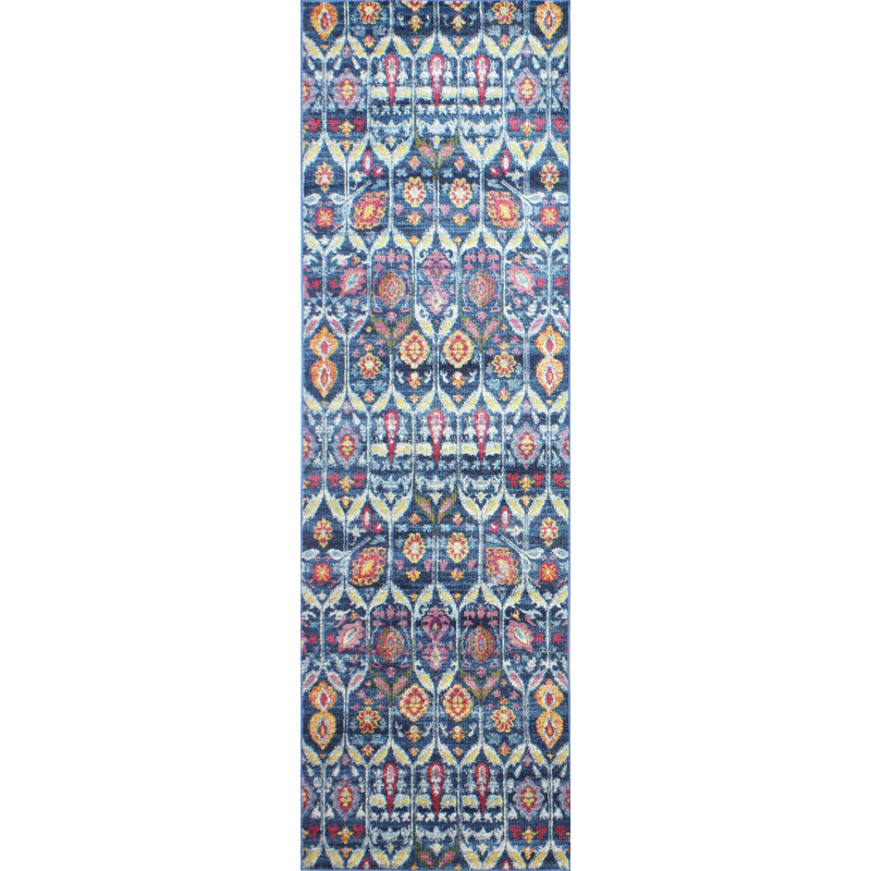Karina Floral Area Rug, Runner 77 x 244cm