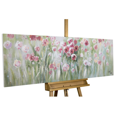 Unspoiled nature hand -painted acrylic painting