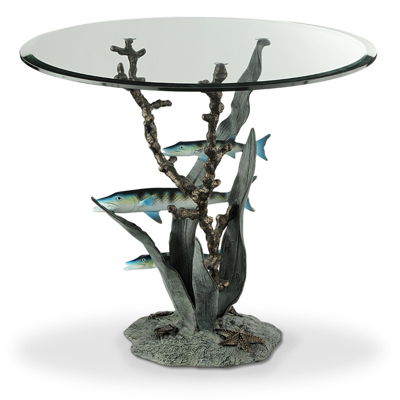 Glass End Table