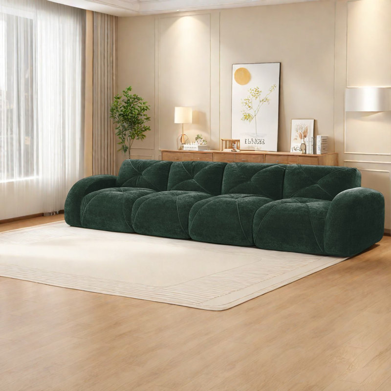Luxueux canapés en velours, design moderne, idéal pour les salons