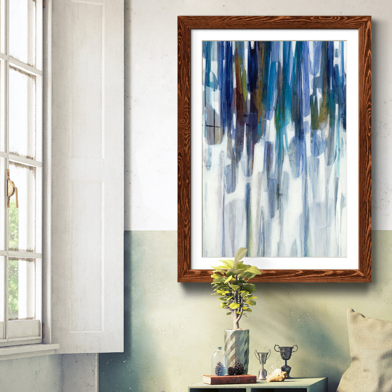 Windchimes - reproduction de cadre photo sur papier, H 31,5 po x l 23,5 po x P 1,5 po, Papier érable