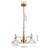 Gerrin 3-Light Chandelier with Elegant Flower-Shape Lampshades