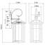 Applique murale l 6,29 po Dallas