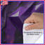 Housses de couette texturées à motif abstrait mauve-129975034
