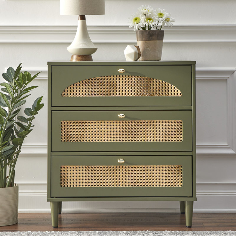 Cortavious Bedroom Chest, Olive Green