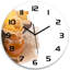 Jerryn Glass Wall Clock