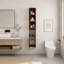 Armoire murale et tablettes de rangement murales combinées, porte à fermeture douce, convient aux petites salles de bain, bureaux et salles de rangement-352983287