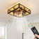Ceiling Fan With LED Lights And Remote-Square
