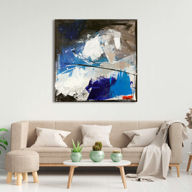 Abstract Blue Sky by H. Romero - Wrapped Canvas Print, 70cm H x 70cm W
