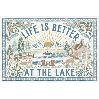 «Havell Lakeside Days I», reproduction sur toile tendue