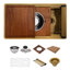 Ruvati 20 x 14 inch Semi-Recessed Drop-in Topmount Rectangular Bathroom Sink-1433844927