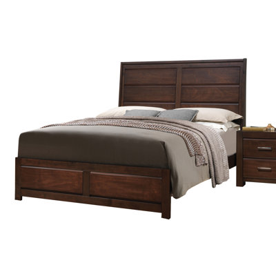 Oberreit Walnut Finish Bed