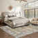Oriental Machine Washable Area Rug for Living Room Non-Slip Indoor Carpet with Rubber Backing for Bedroom Dining Room Office Farmhouse