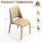 Fully Assembled Saddle Leather Dining Chair-153238122