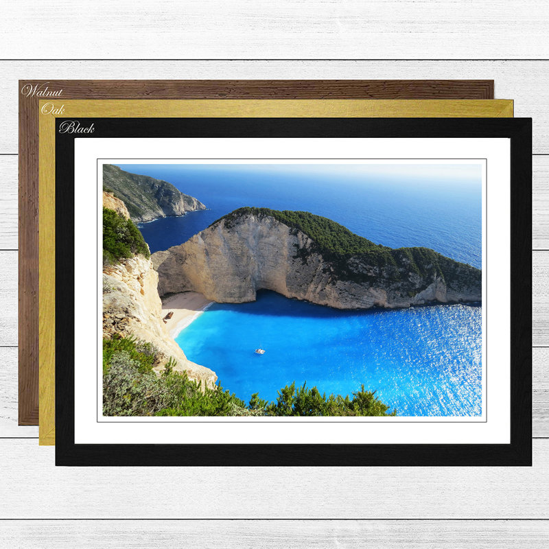 Single Picture Frame Print, Black