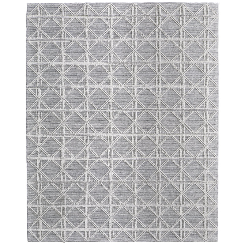 Tapis à motif géométrique moderne Corwin, Rectangle 3 pi 6 po x 5 pi 6 po