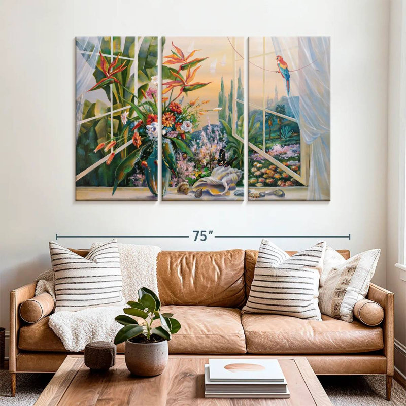 Lilie Window, 42" H x 65" W
