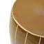 Table d'appoint moderne en céramique ambrée à motif quadrillé, 45 cm de hauteur - Peut être utilisée comme table d'appoint ou comme support pour plantes-1485299077