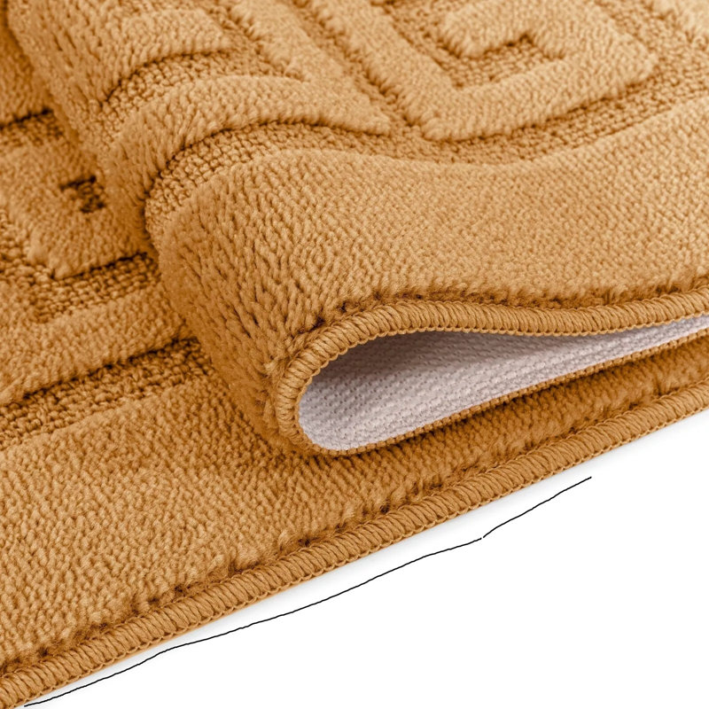 Aidelyn Non-Slip Indoor Doormat, Yellow, 40cm W x 60cm L