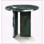 Table basse en marbre, petit accent de salon avec pierre véritable-475610831