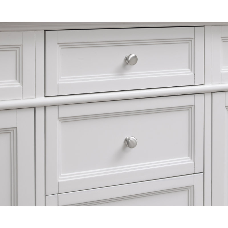 Claridge 72" Double Bathroom Vanity Set, White
