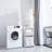 2-Tier Laundry Hamper Sorter With Hanging Bar