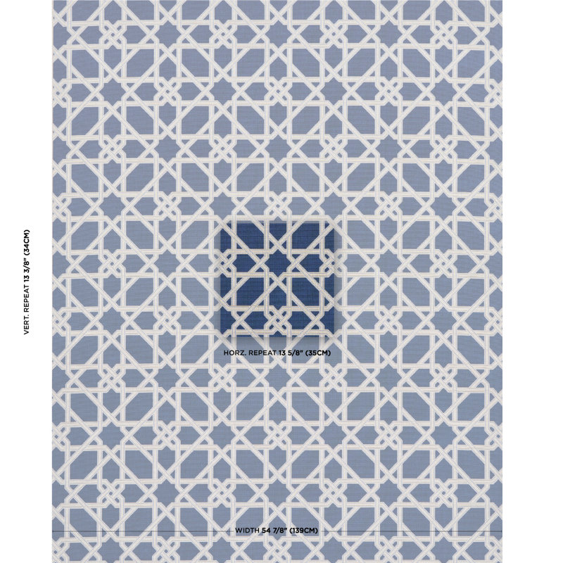 Tissu en mélange de coton, Bleu