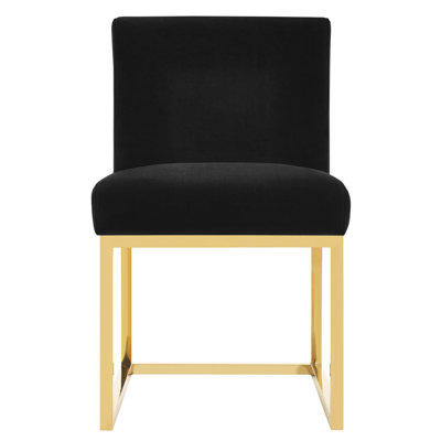18.7" W Velvet Side Chair
