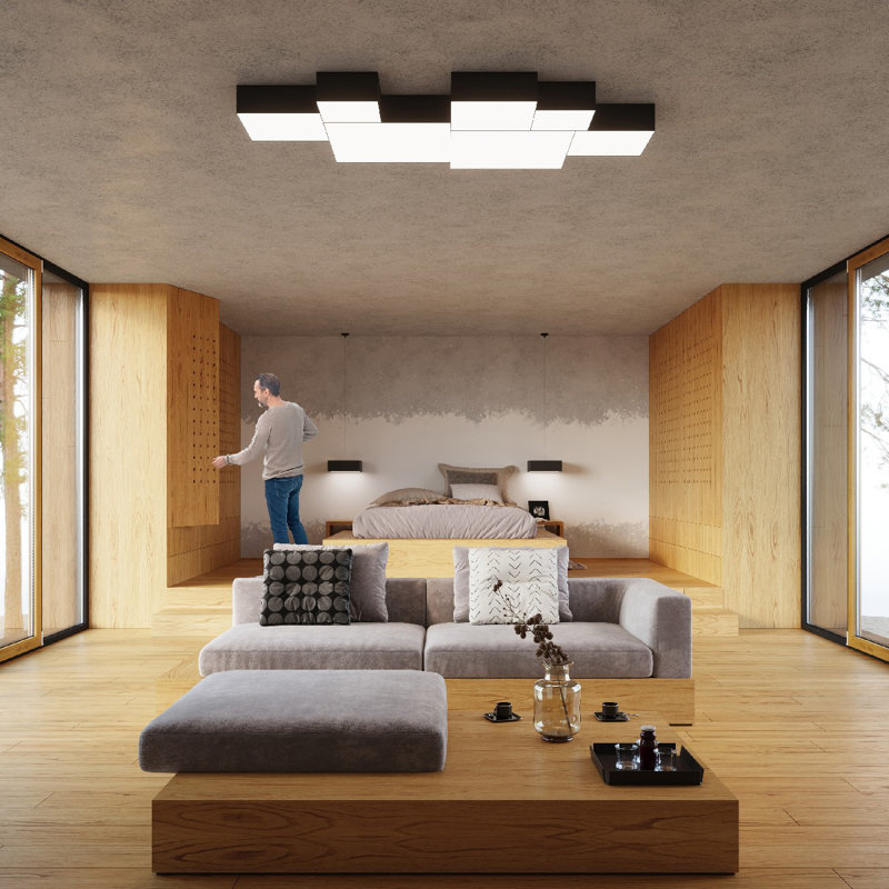 Kitto 1 - Light Single Pendant, Black