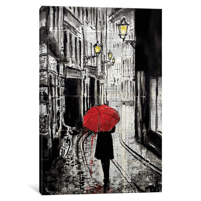 The Delightful Walk by Loui Jover - Wrapped Canvas Gallery-Wrapped Canvas Giclee, 101.6 cm H x 66.04 cm W x 3.175 cm D