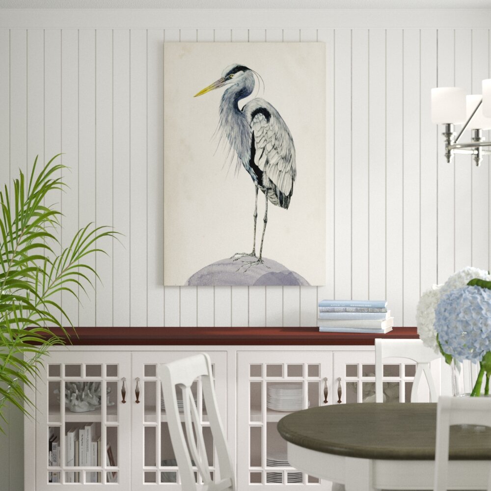 Leinwandbild Blue Heron Rendering II von Melissa Wang