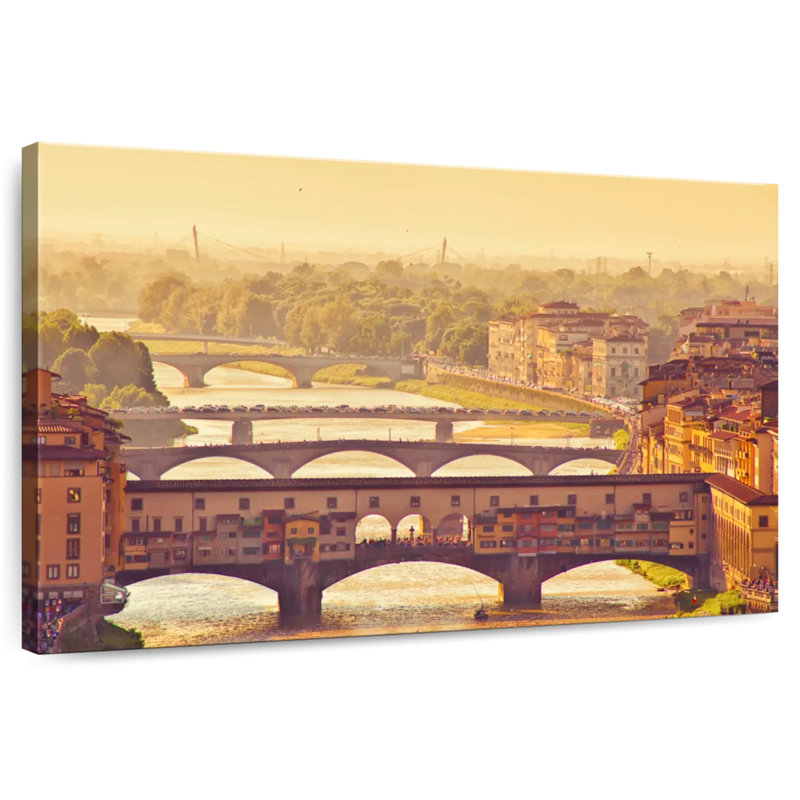 Lilie Ponte Vecchio, 34" H x 51" W