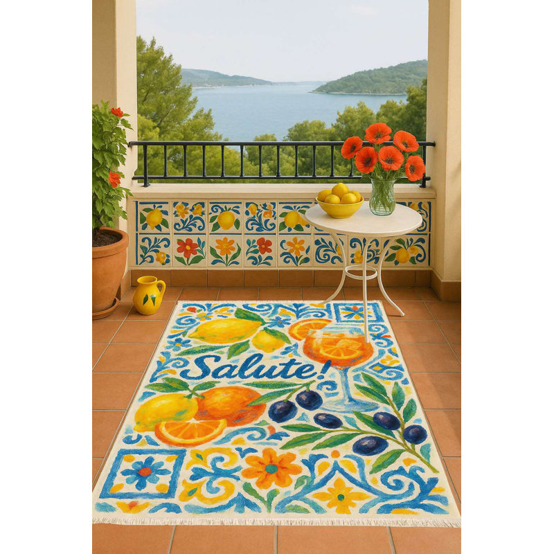 Citrus 'Salute!' Patio Area Rug