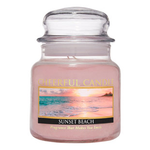 Bougie joyeuse pot de 24 onces Sunset Beach