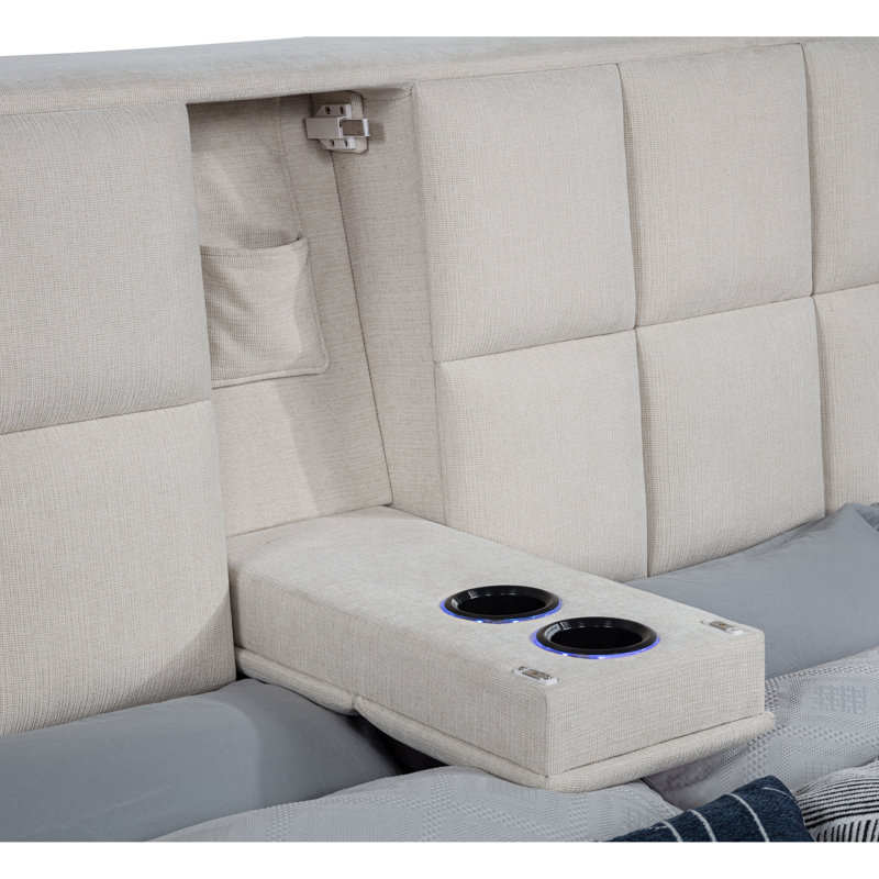 Grand lit plateforme Oliver, Queen