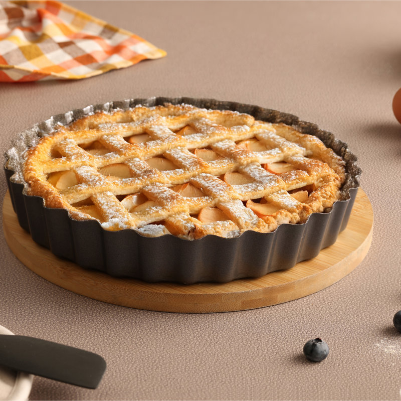 Zyliss Non-Stick Removable Base Tart Pan 10In