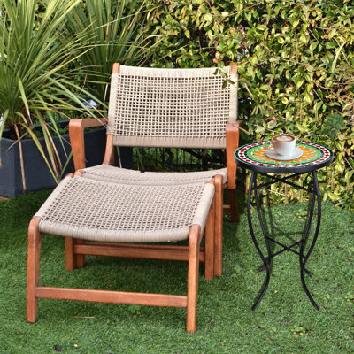 Nesika Steel Top End Table