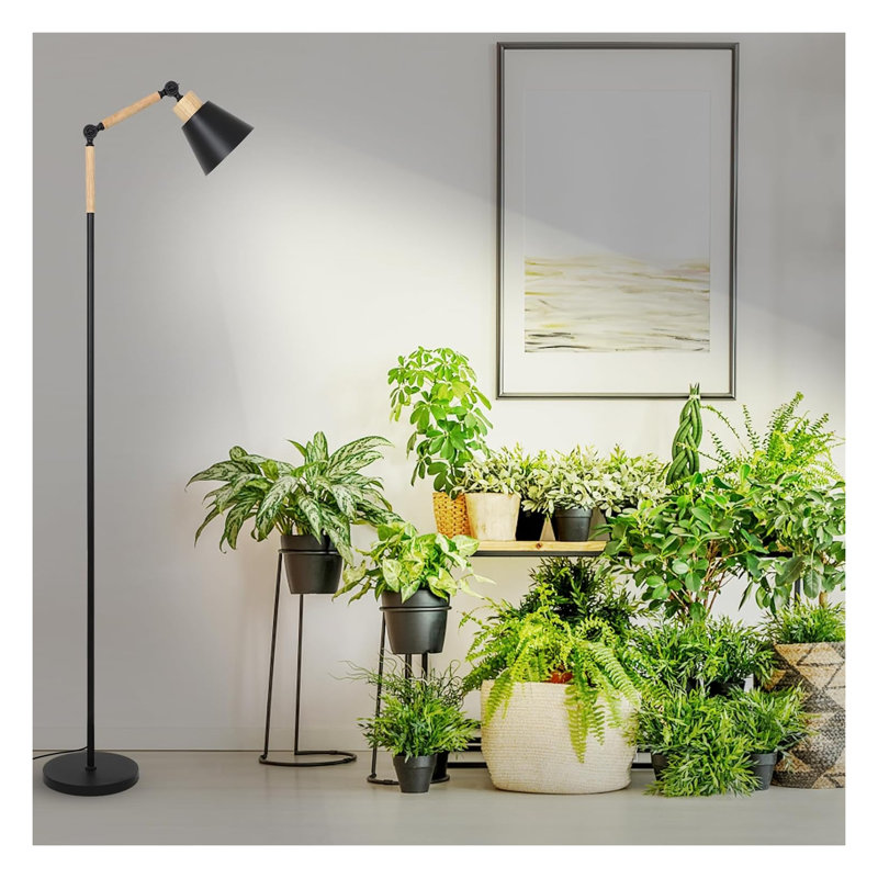 Indoor Plant Grow Light with Timer, Adjustable Height & Full Spectrum LED