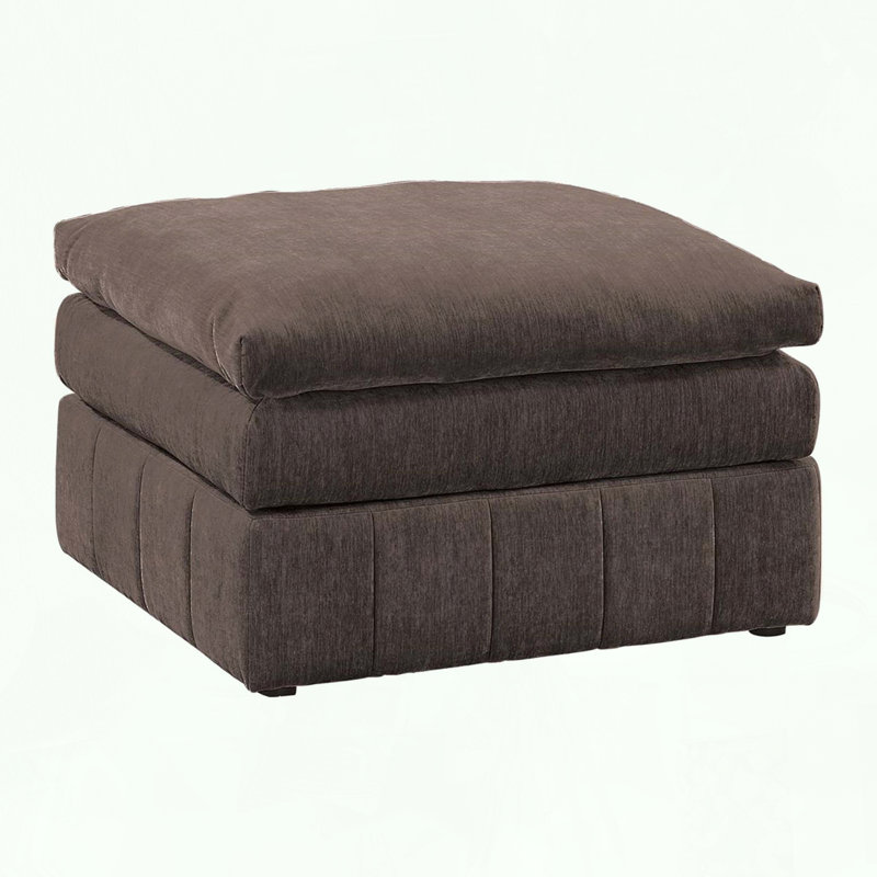 Repose-pieds modulaire contemporain avec coussin triple