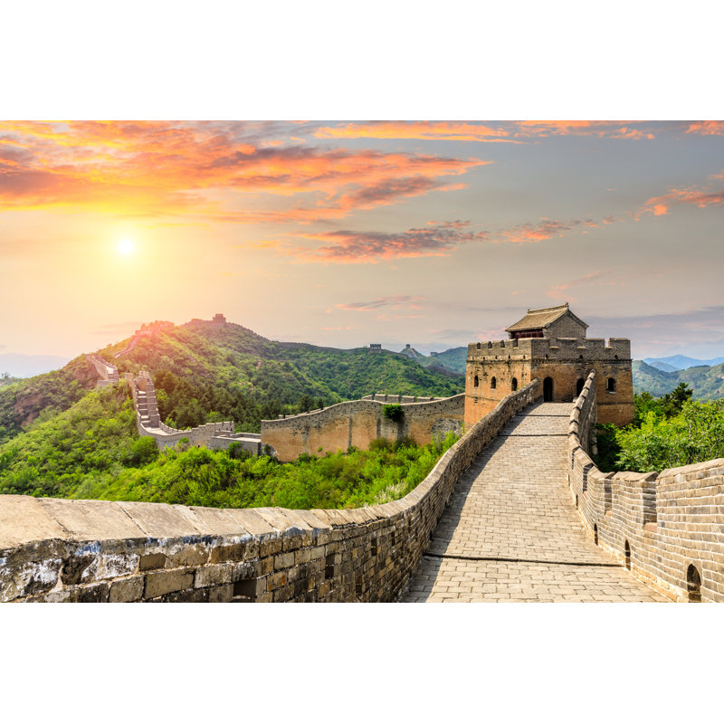La grande muraille de Chine à Jinshanling, H 8 po x l 12 po