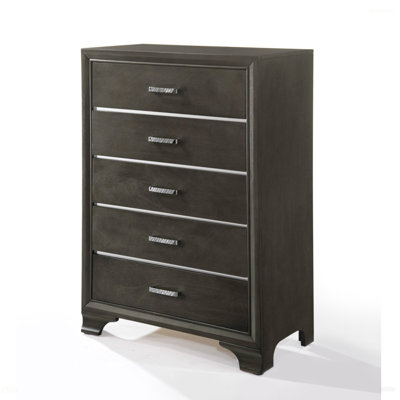 Commode à finition grise