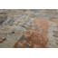 Tapis moderne abstrait en sherpa tibétain noué à la main 8 x 10 beige et gris