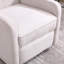  Fauteuil inclinable à bascule moderne et pivotant, 3 pièces inclinables réglables à 360 degrés, beige neutre pour la chambre à coucher du salon